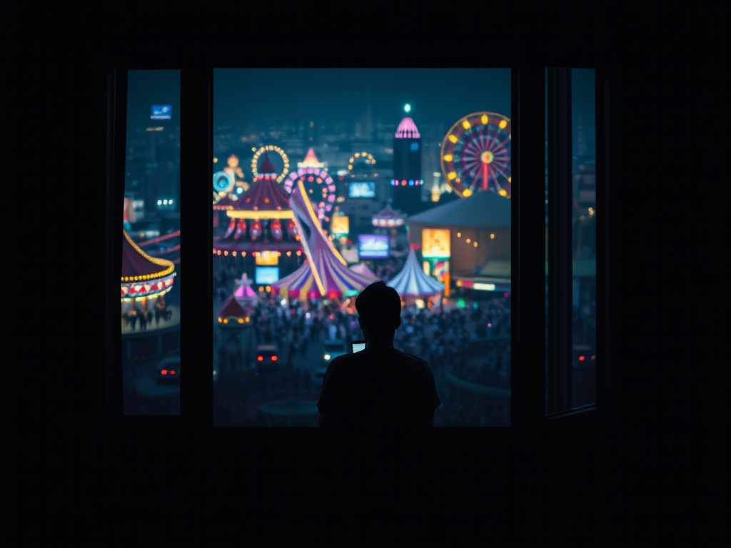 The Digital Carnival and the Empty Room
